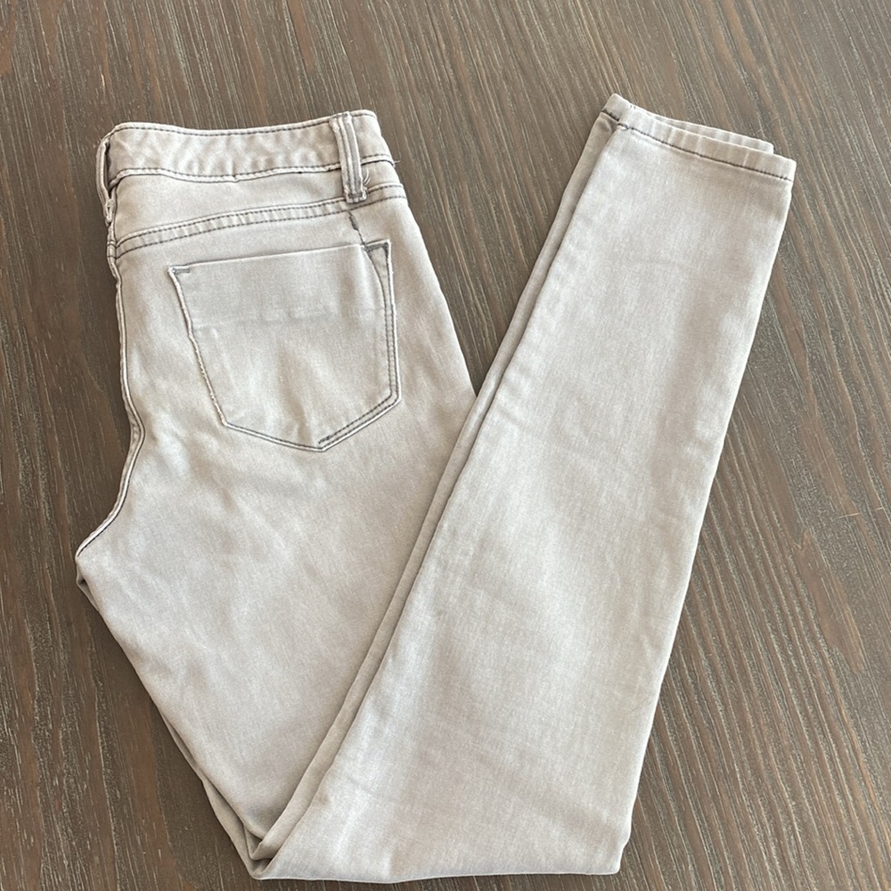Massimo denim leggings in size 2 in light gray color.
